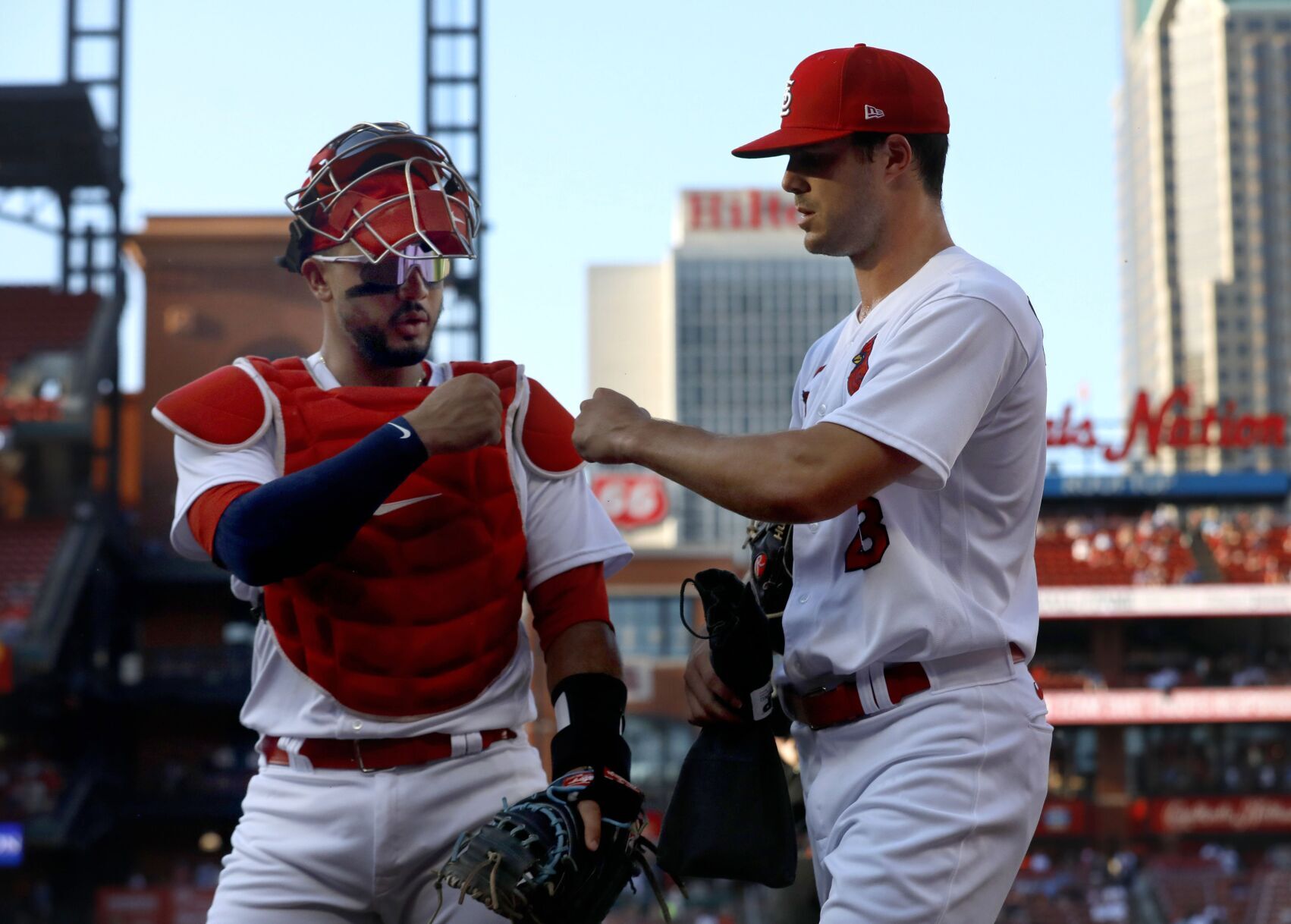 Game 2 of St. Louis Cardinals and Miami Marlins series